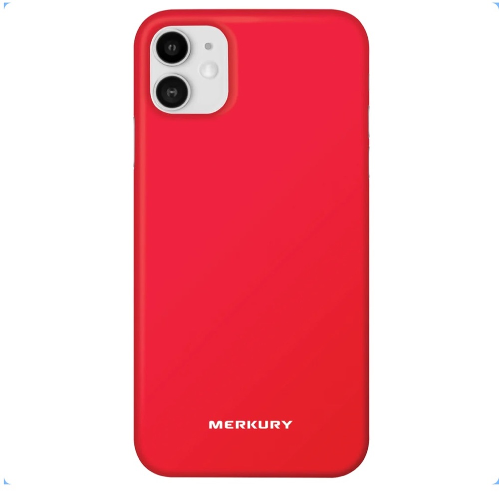 MERKURY - IPhone 12 Pro Red Flex Silicone Case